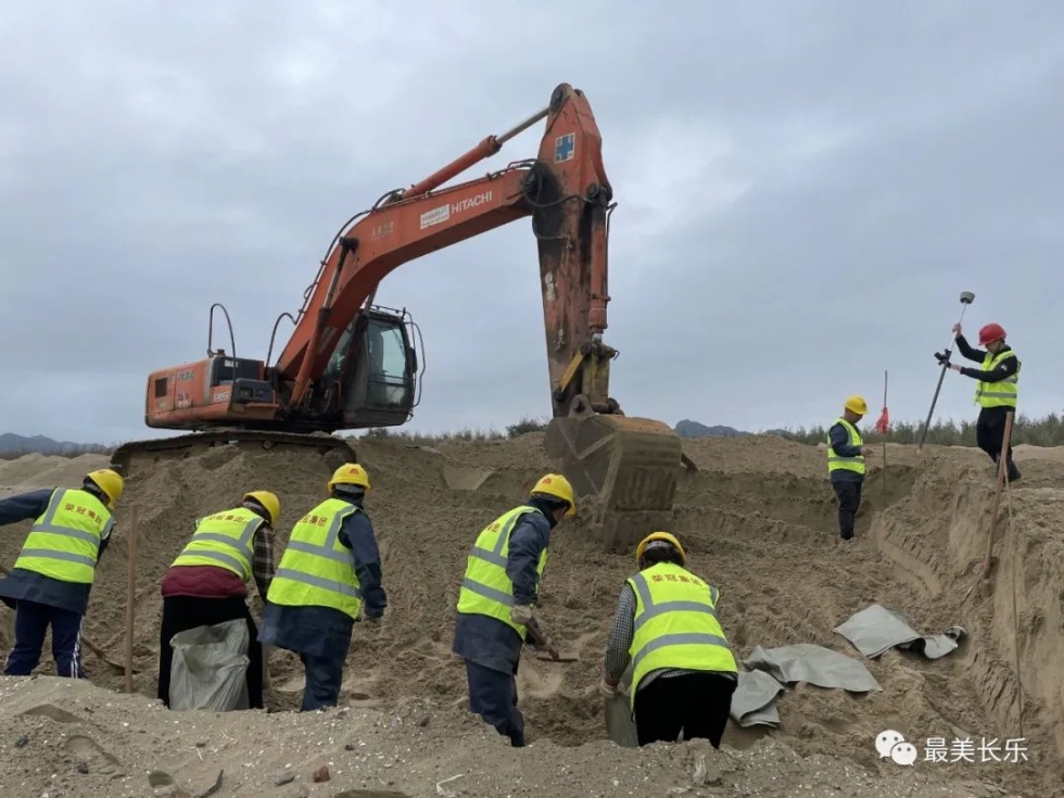 福州滨海新城下沙海滩修复与养护工程二期进展顺利 福州滨海新城下沙海滩修复与养护工程二期进展顺利