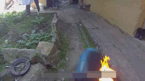 事发连江!煤气罐着火,他冲了上去!