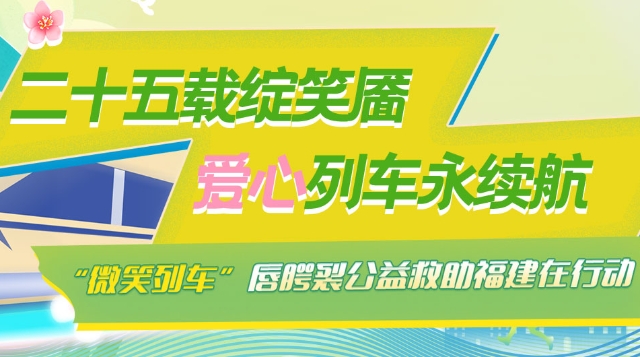 “微笑列车”唇腭裂公益救助福建在行动