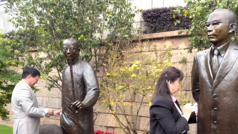 吴石、何遂将军后人回榕祭扫 以家乡古礼追思先辈