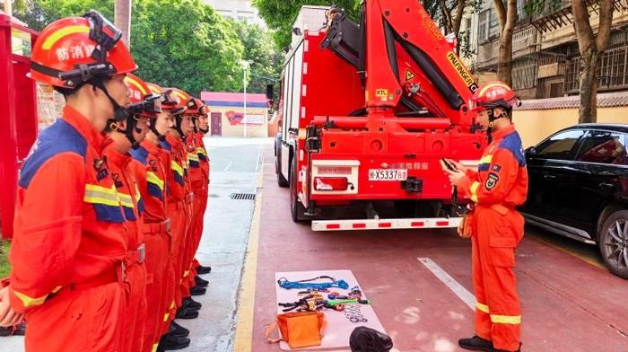 福建消防全力防范今年第9号台风“巴威”