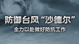 防御台风“沙德尔”