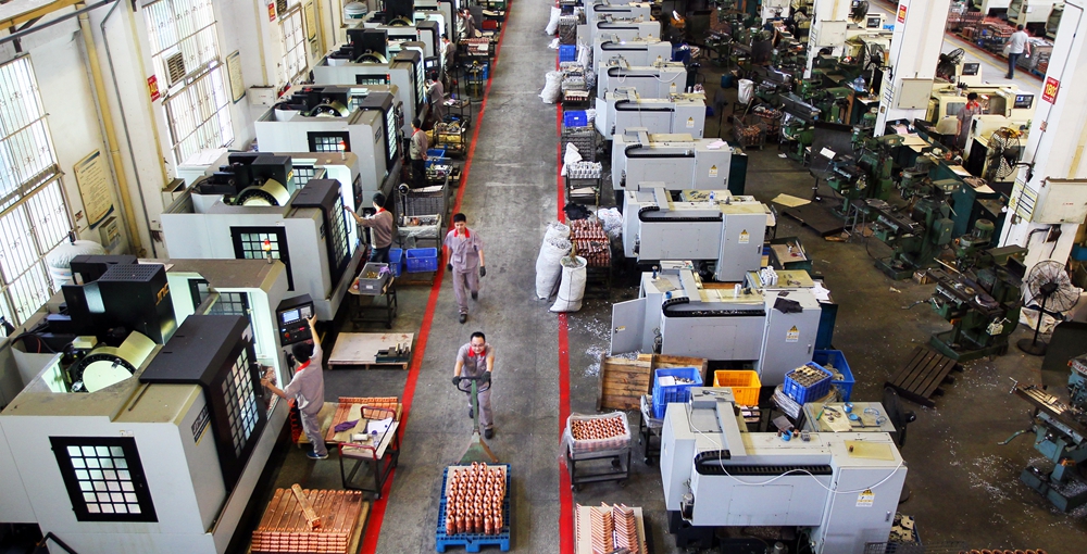 三星电气生产车间