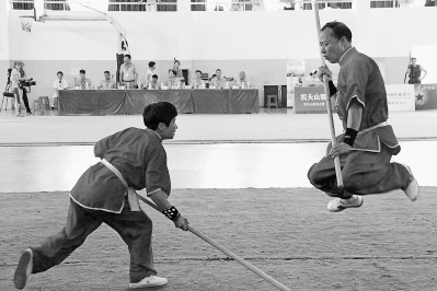 图:海峡两岸传统武术大赛举行