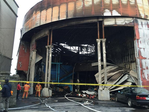 桃园火灾殉职警消距出口仅15米案发地曾供演练