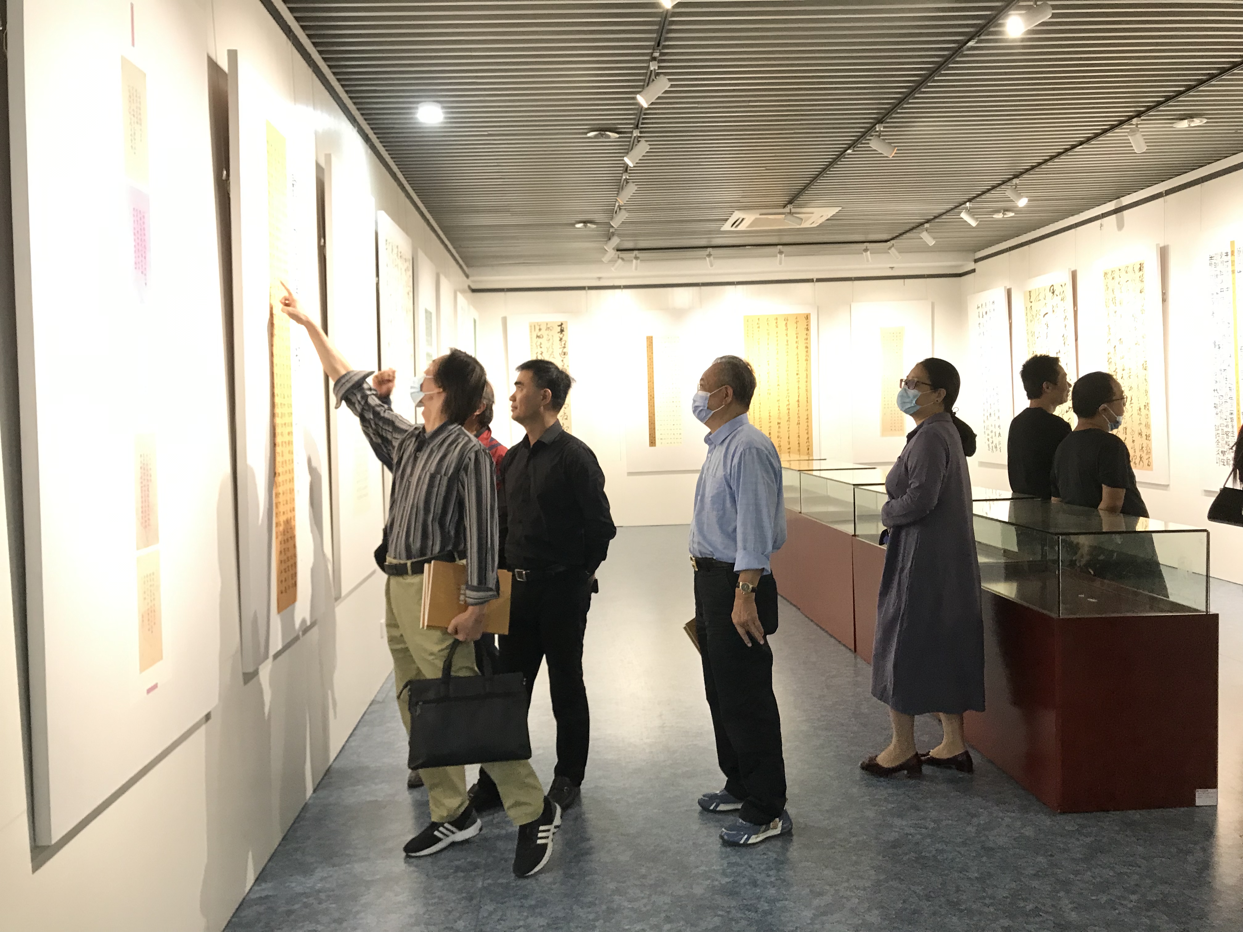 我市举办喜迎二十大主题书法作品展