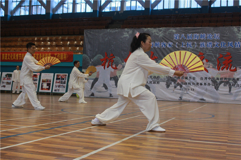 太极扇表演