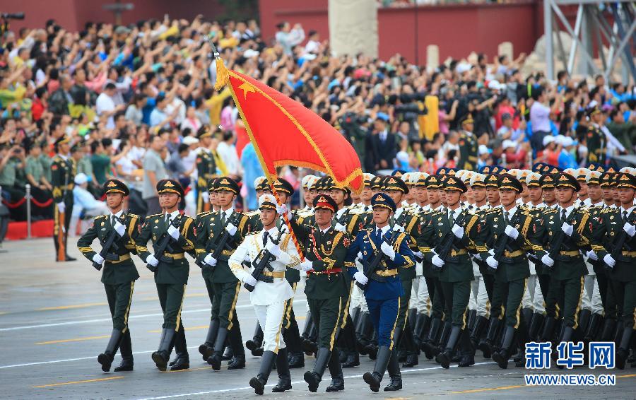 （时政）（2）纪念中国人民抗日战争暨世界反法西斯战争胜利70周年大会专项演练顺利举行